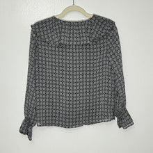 Load image into Gallery viewer, LOFT Petite Ruffled V-neck top | size XXSP