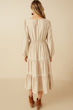 Load image into Gallery viewer, Isabel Beige Embroidered Dress
