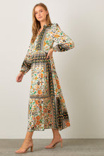 Load image into Gallery viewer, Freya Scarf Print Maxi Dress
