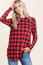 Load image into Gallery viewer, Buffalo Plaid Long Sleeve Top
