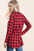 Load image into Gallery viewer, Buffalo Plaid Long Sleeve Top
