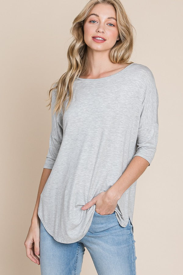 Basic Crew Neck Top – Apostolic Threads Boutique