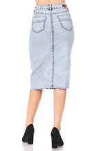 Load image into Gallery viewer, Catherine Sand Blush Denim Skirt
