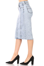 Load image into Gallery viewer, Catherine Sand Blush Denim Skirt
