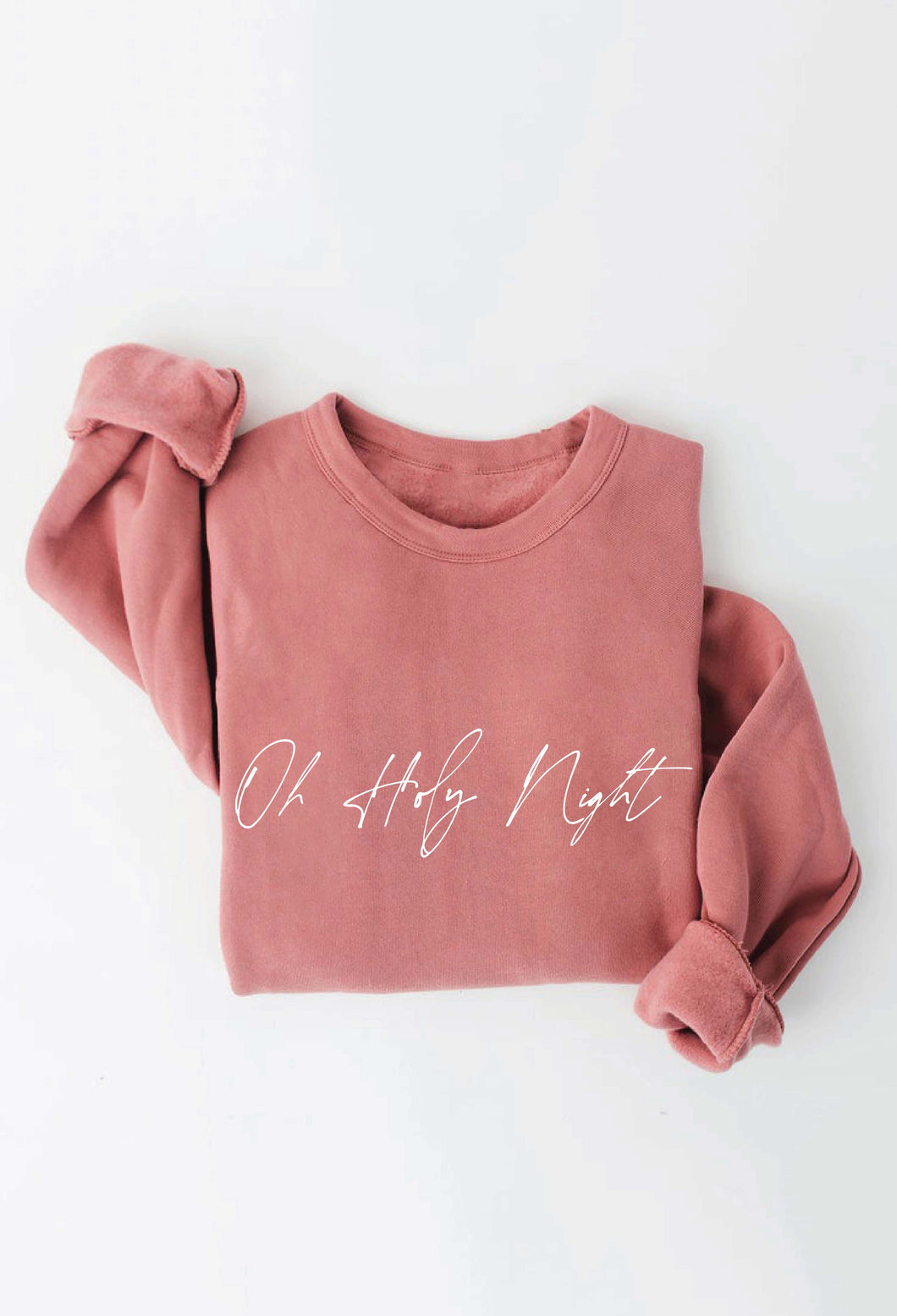 Oh Holy Night Mauve Sweatshirt